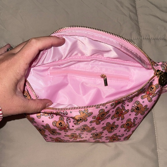 Pink Gingerbread Patterned Women's Bag - Picture 3 of 3